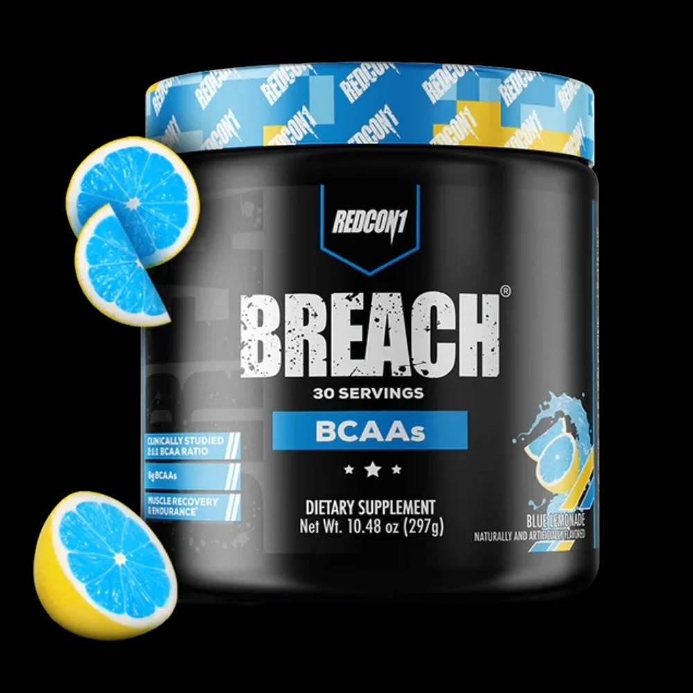 أحماض أمينية متفرعة Redcon1, BREACH أحماض أمينية متفرعة, 300g, 30 حصة