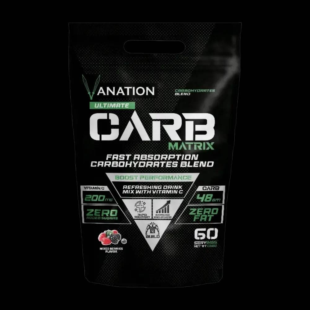 كربوهيدرات Vanation, مركب كربوهيدرات, 3kg, 60 حصة