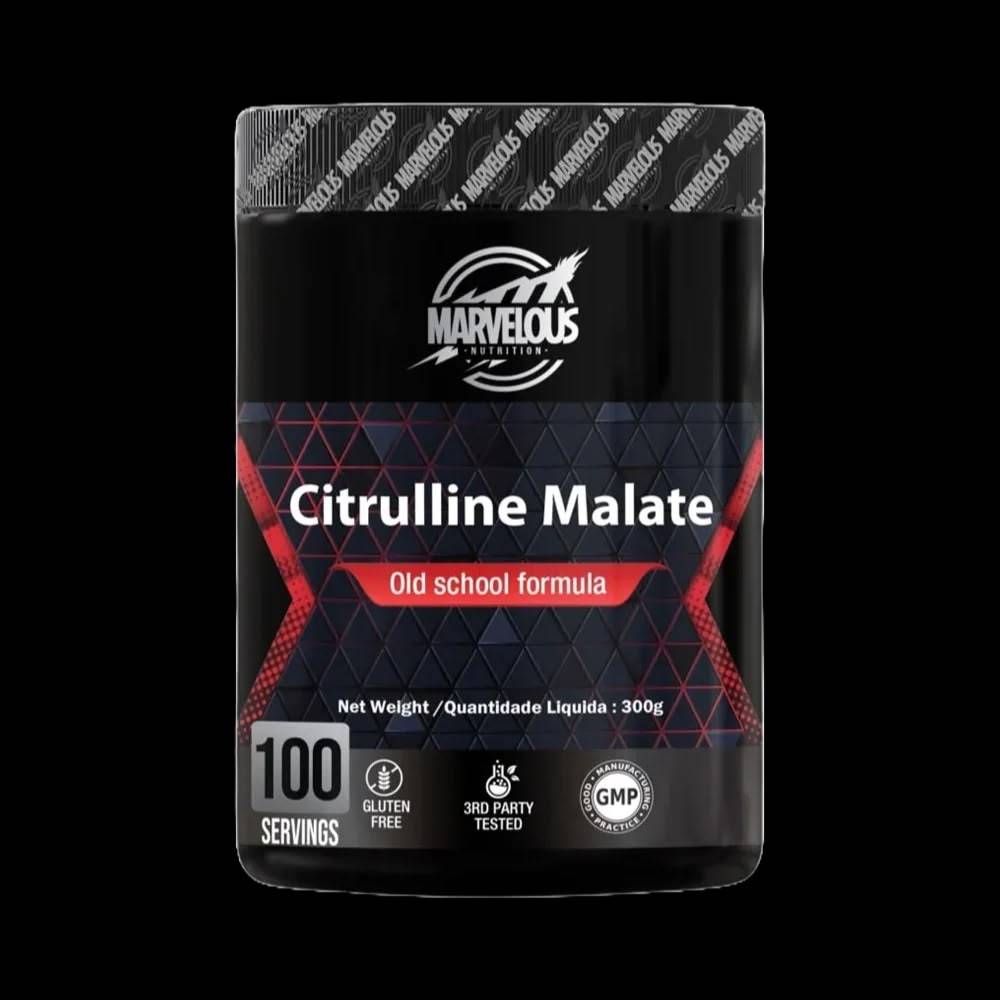 سيترولين Marvelous Nutrition, سيترولين مالات, 300g, 100 حصة