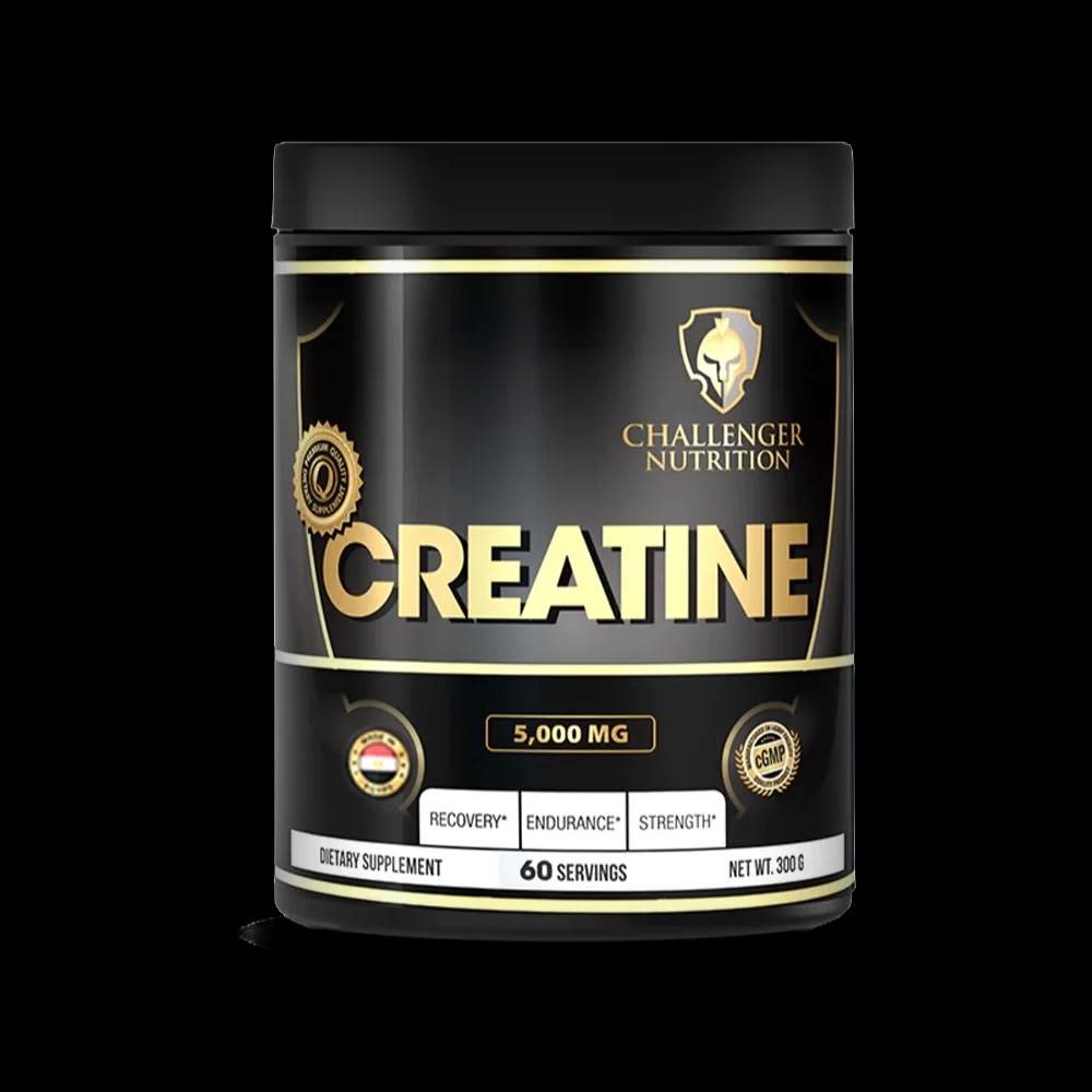 كرياتين Challenger nutrition, كرياتين مونوهيدريت, 300g, 60 حصة