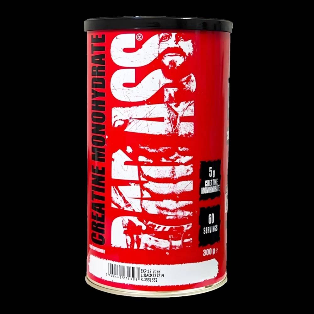 كرياتين BadAss Nutrition, كرياتين مونوهيدريت, 300g, 60 حصة