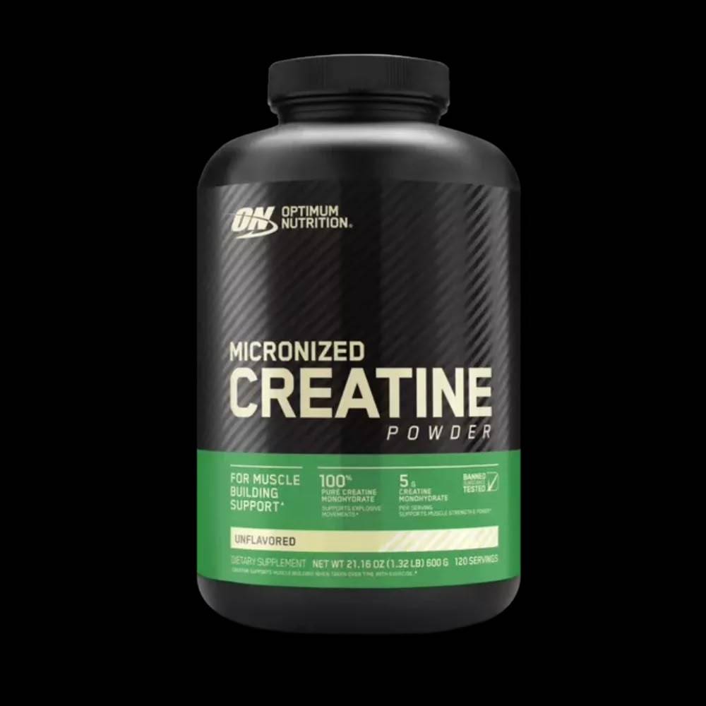 كرياتين Optimum Nutrition, كرياتين مونوهيدريت مذرر, 600g, 120 حصة
