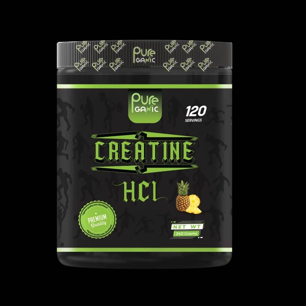 كرياتين PureGanic, كرياتين هيدروكلوريد, 240g, 120 حصة