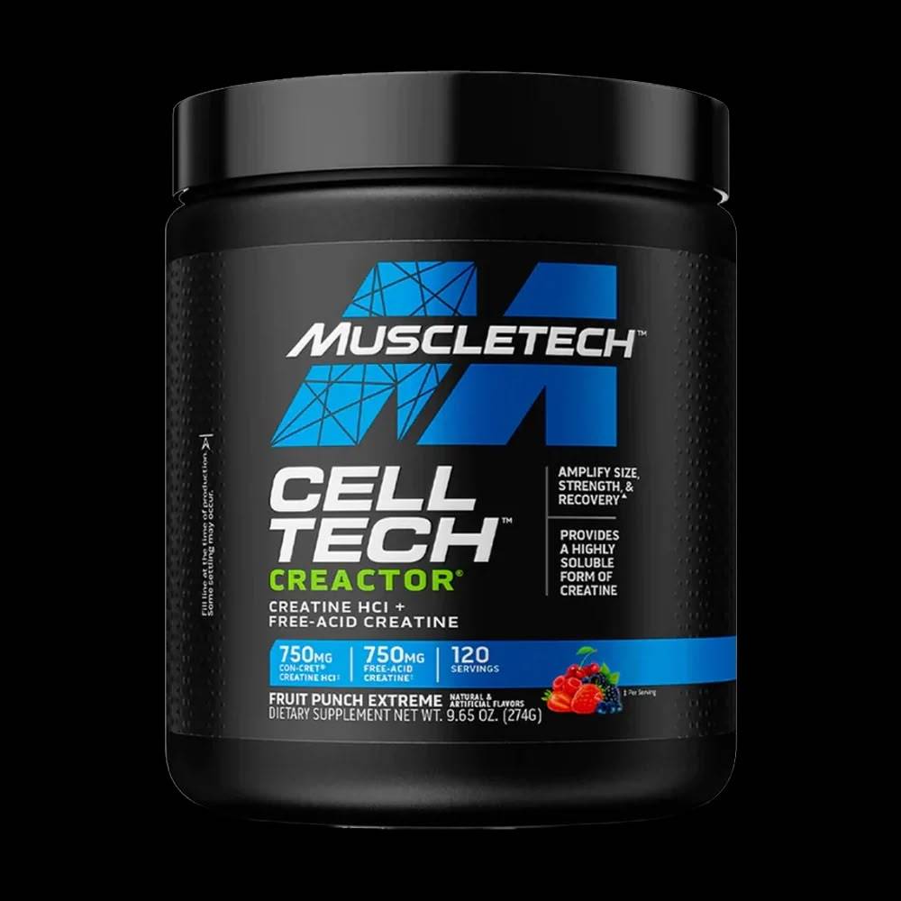 مكمل غذائي MuscleTech, Cell Tech Creactor, 274g, 120 حصة