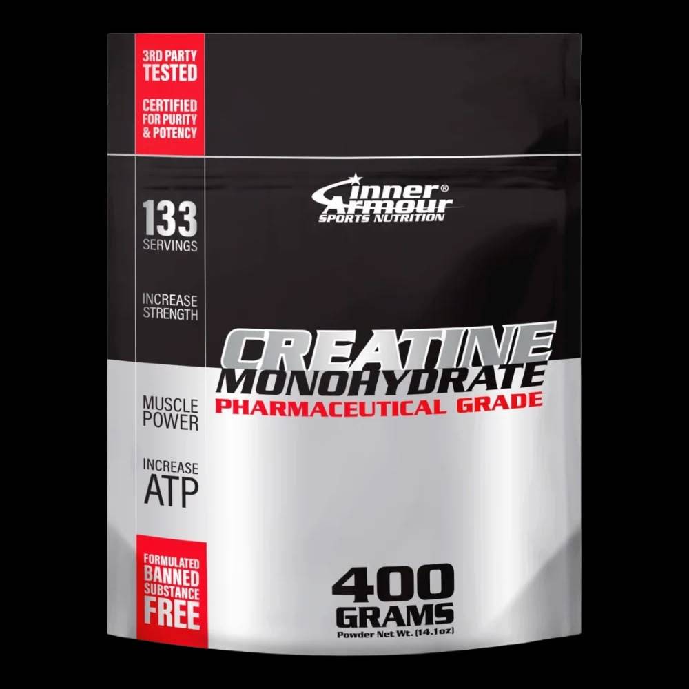 كرياتين Inner Armour, كرياتين مونوهيدريت, 400g, 133 حصة