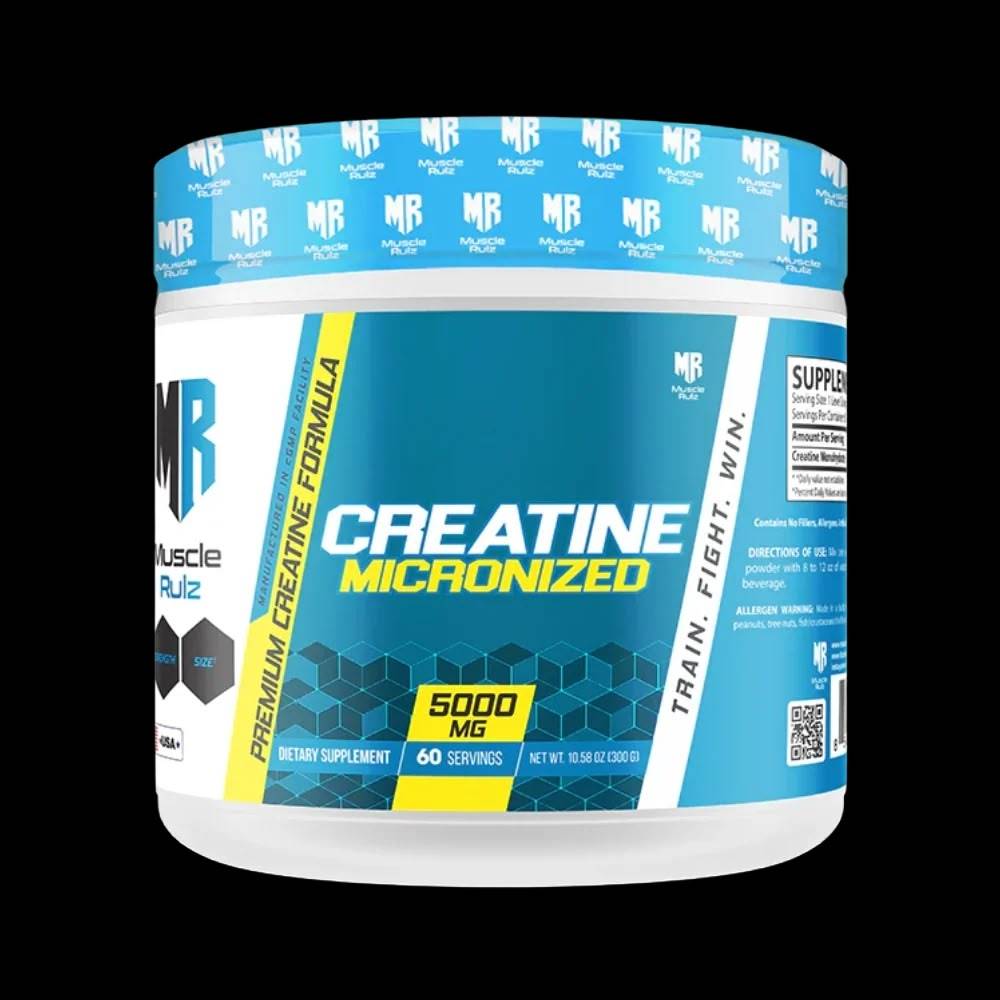 كرياتين MUSCLE RULZ, كرياتين مونوهيدريت, بدون نكهة, 300g, 60 حصة