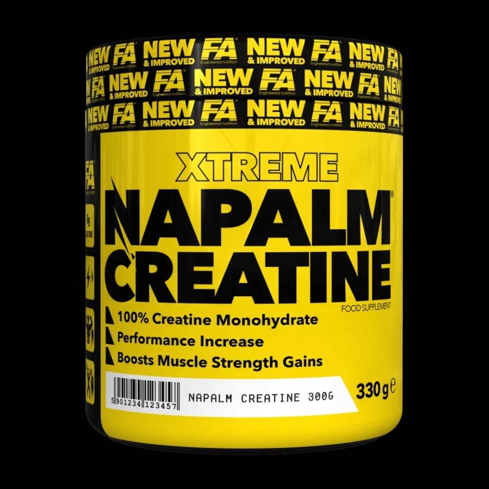 كرياتين FA Nutrition, Napalm كرياتين, 330g, 66 حصة