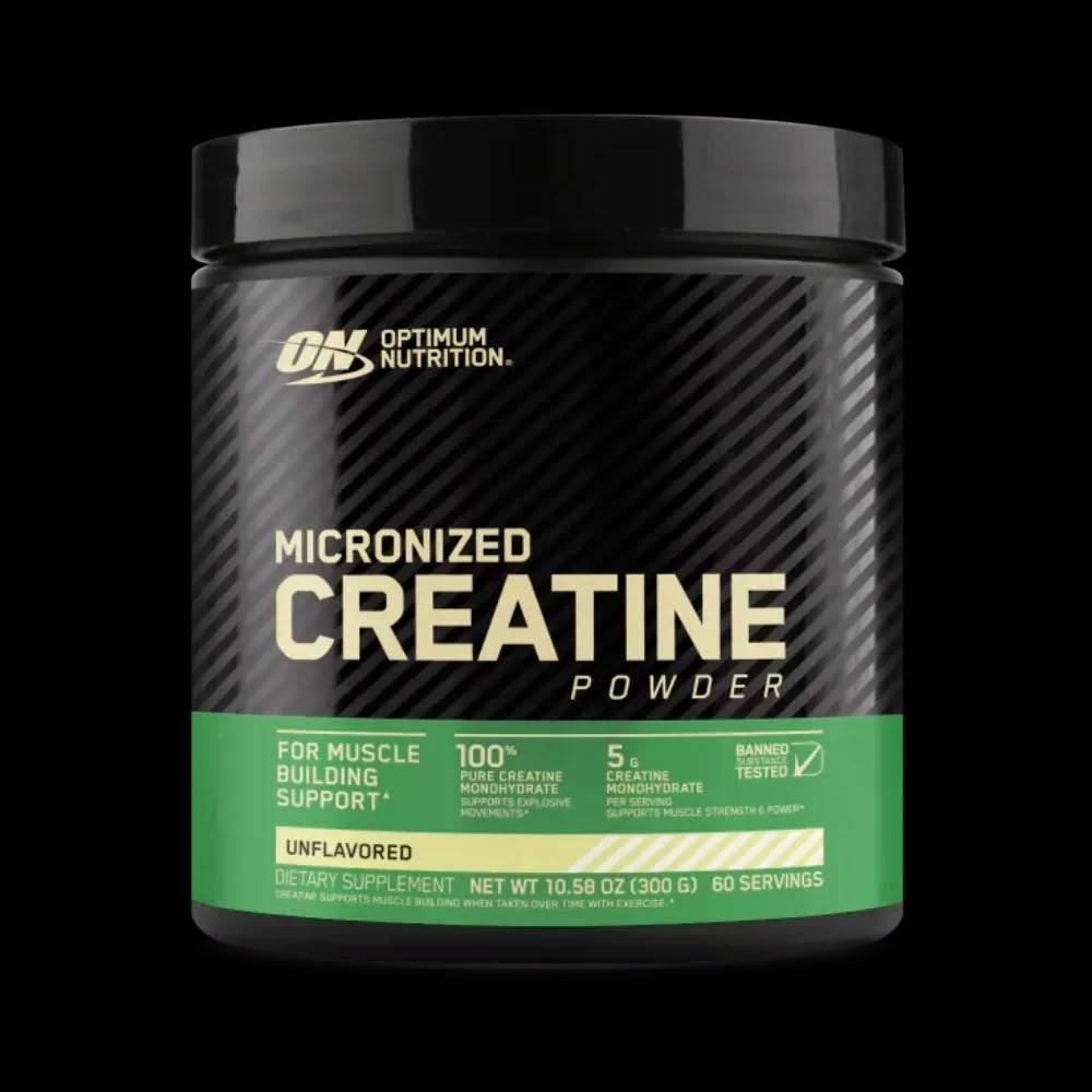 كرياتين Optimum Nutrition, كرياتين مذرر, 300g, 60 حصة