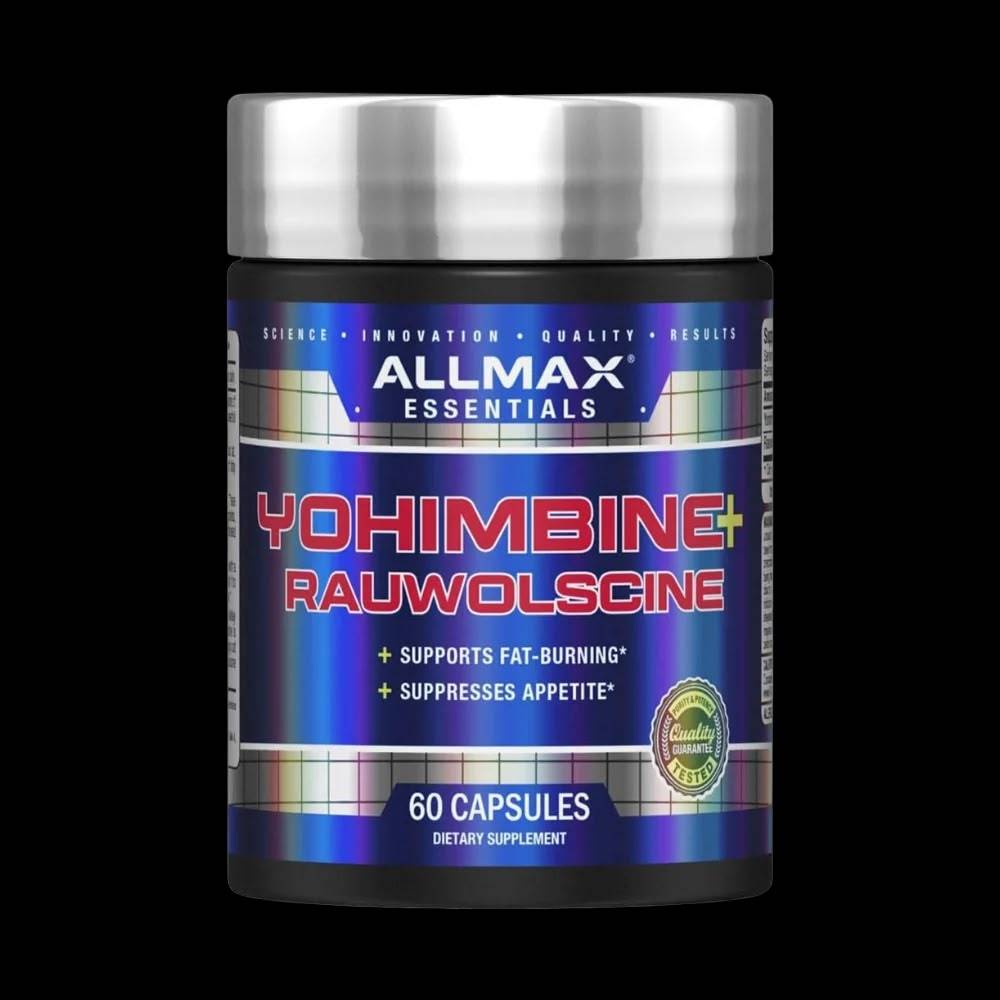 مكمل غذائي ALLMAX Essentials, YOHIMBINE + RAUWOLSCINE, 60 كبسولة, 60 حصة