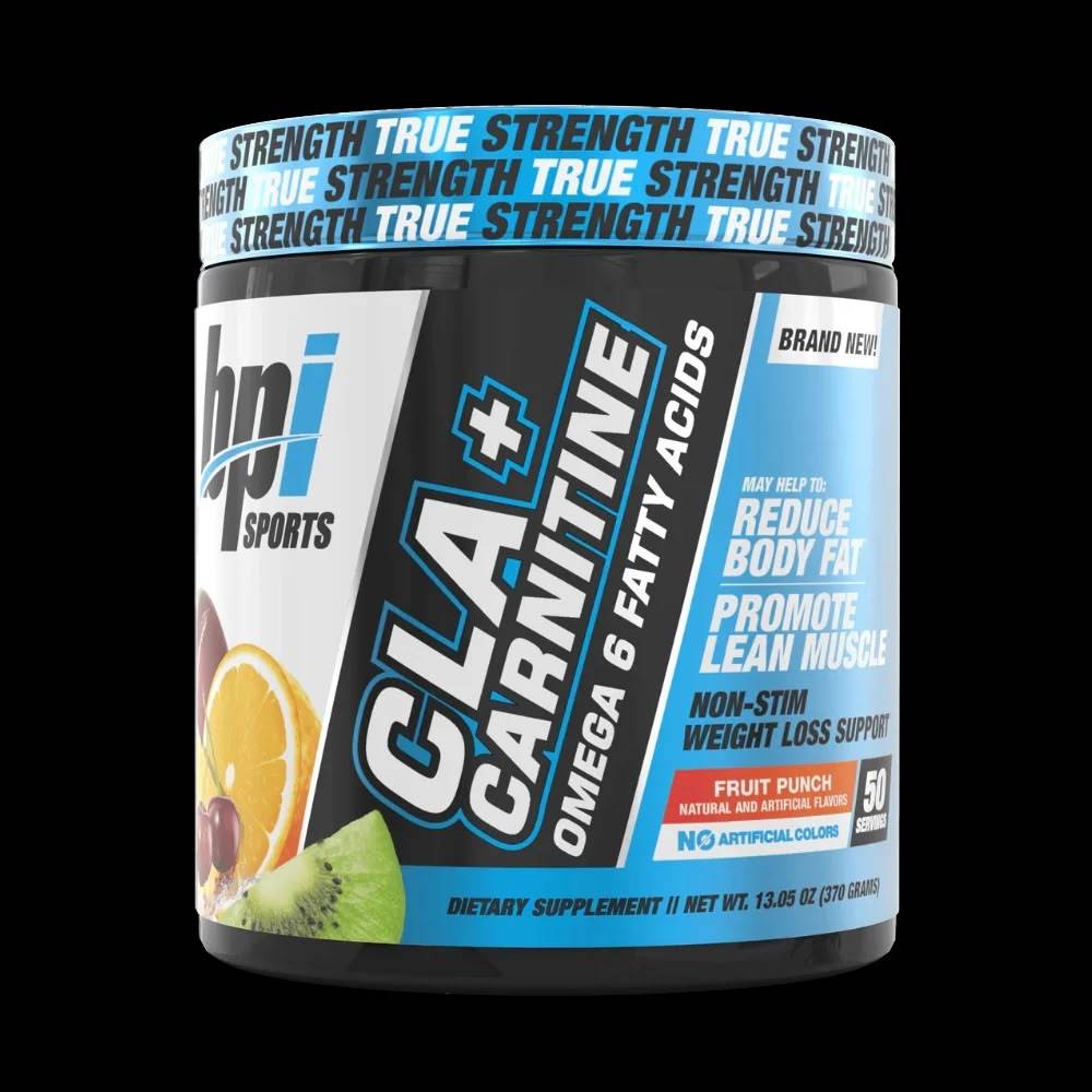مكمل غذائي Bpi sports, Cla + Carnitine, 385g, 50 حصة