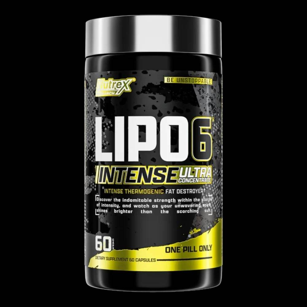 حارق دهون Nutrex Research, Lipo-6 Intense, 60 كبسولة, 60 حصة