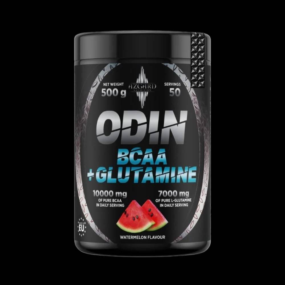 أحماض أمينية متفرعة Azgard Nutrition, ODIN أحماض أمينية متفرعة + GLUTAMINE, 500g, 50 حصة