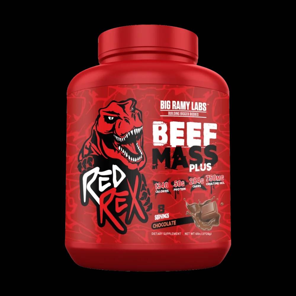 بروتين لحم بقري Red Rex, Beef Mass Plus, 2.7kg, 8 حصة
