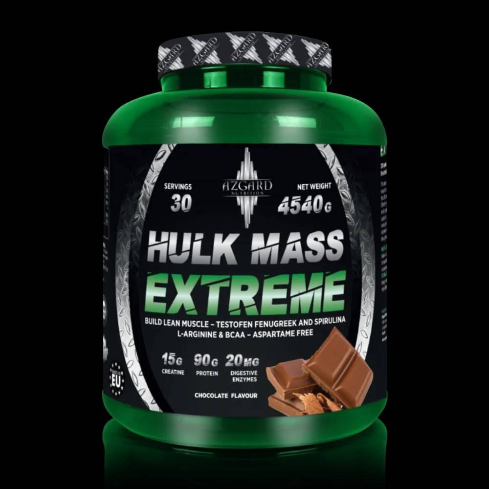 معزز كتلة عضلية Azgard Nutrition, Hulk Mass Extreme, 4.54KG, 30 حصة