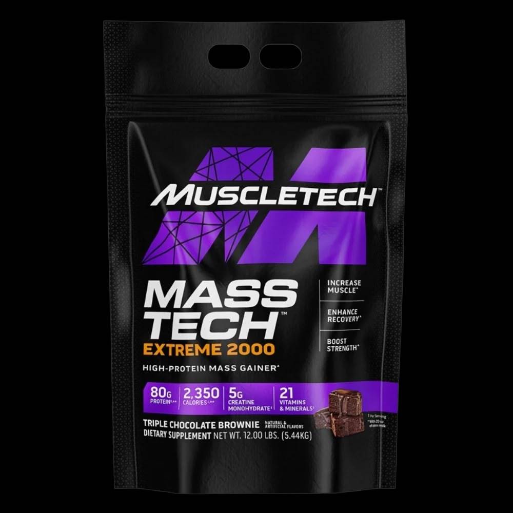 معزز كتلة عضلية MuscleTech, Mass Tech Extreme 2000, 5.4kg, 10 حصة