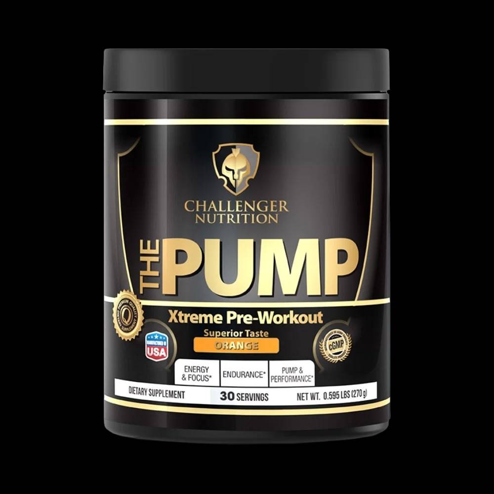 منشط ما قبل التمرين Challenger Nutrition, The Pump, 270G, 30 حصة