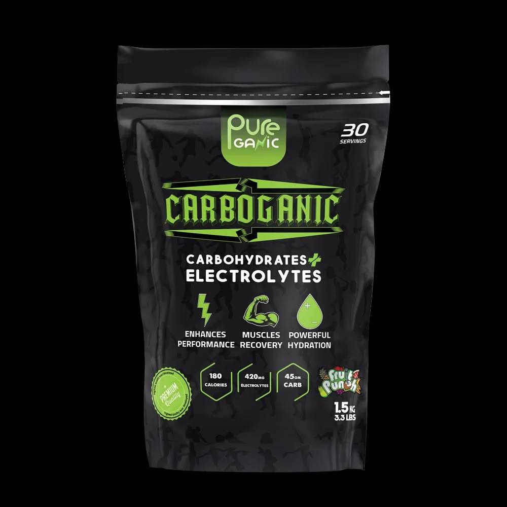 كربوهيدرات PureGanic, CarboGanic, 1.5kg, 30 حصة