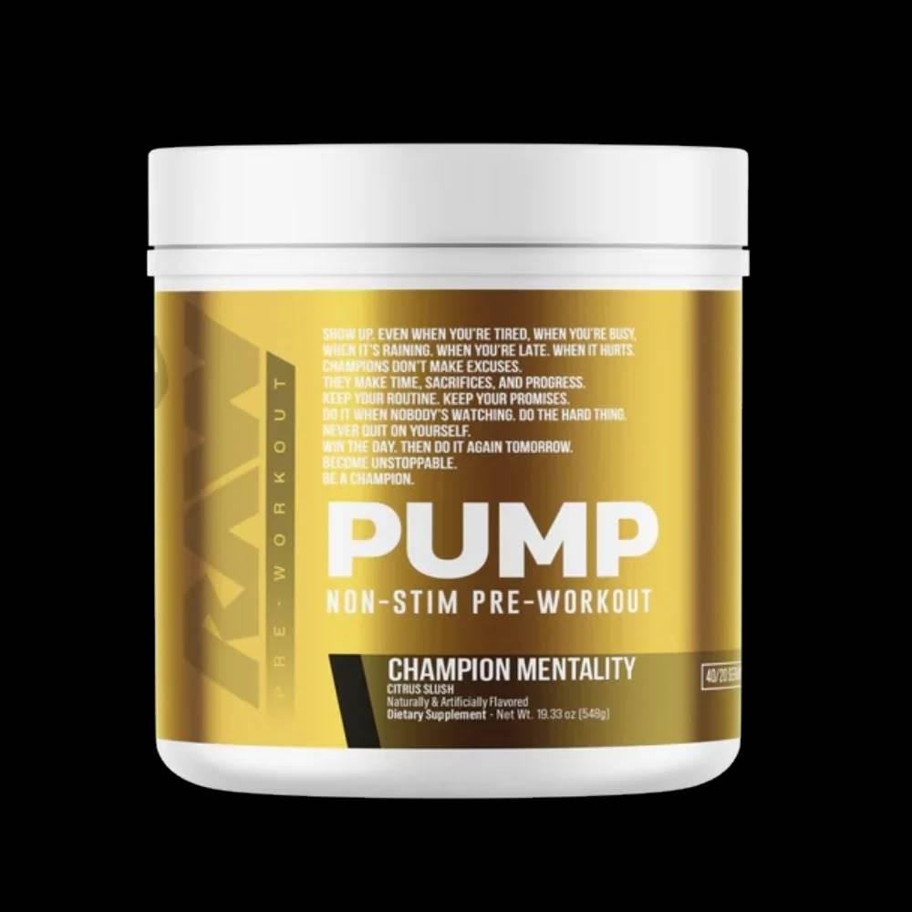منشط ما قبل التمرين Raw Nutrition, منشط ما قبل التمرين بدون منبهات, 480g, 40 حصة