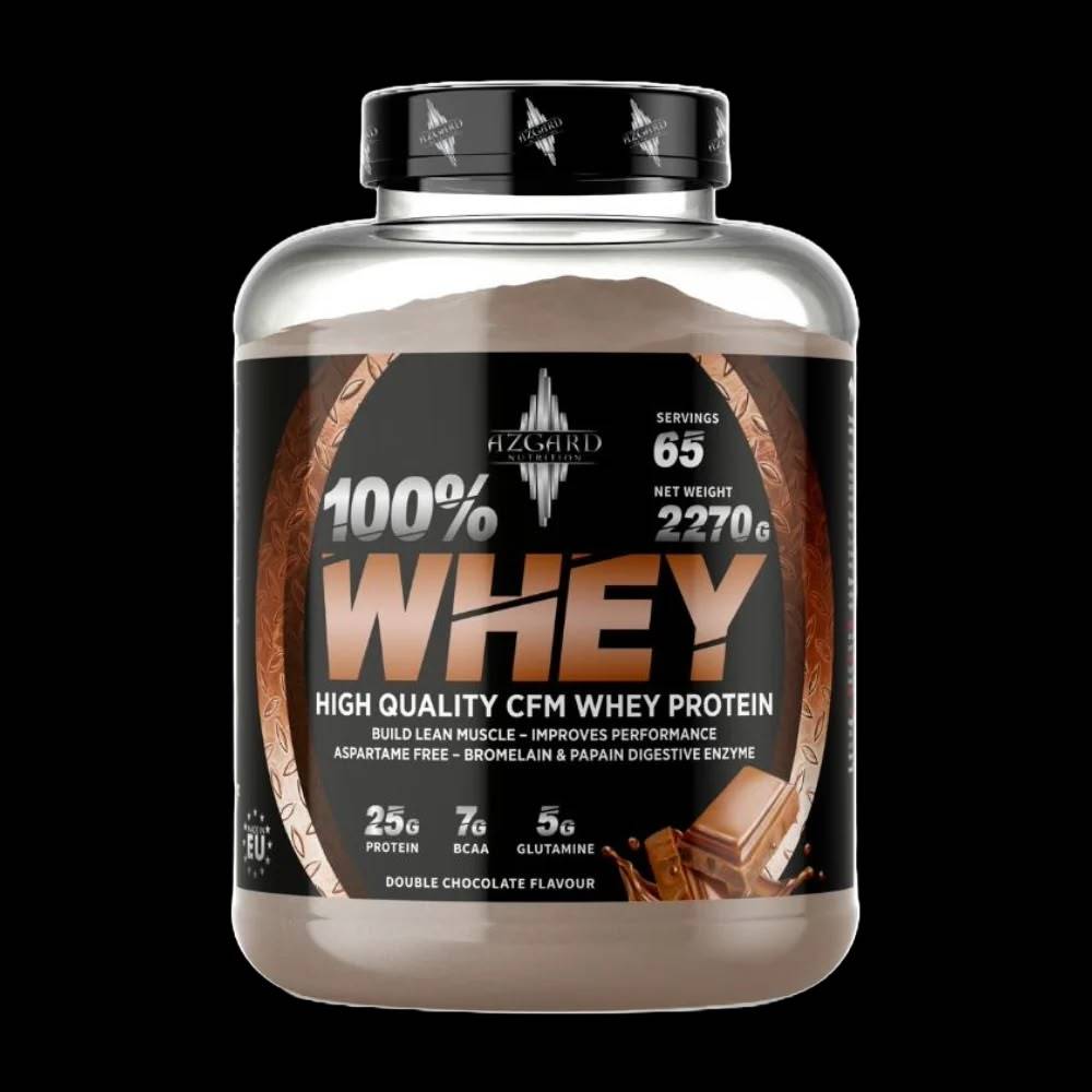 بروتين واي Azgard Nutrition, بروتين واي عالي الجودة 100%, 2.2KG, 65 حصة