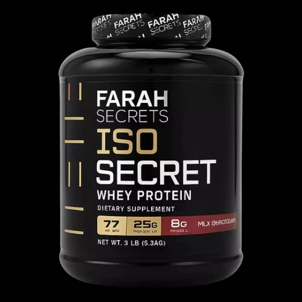 بروتين واي FARAH SECRETS, ISO SECRET WHEY PROTEIN, 2.3kg, 77 حصة