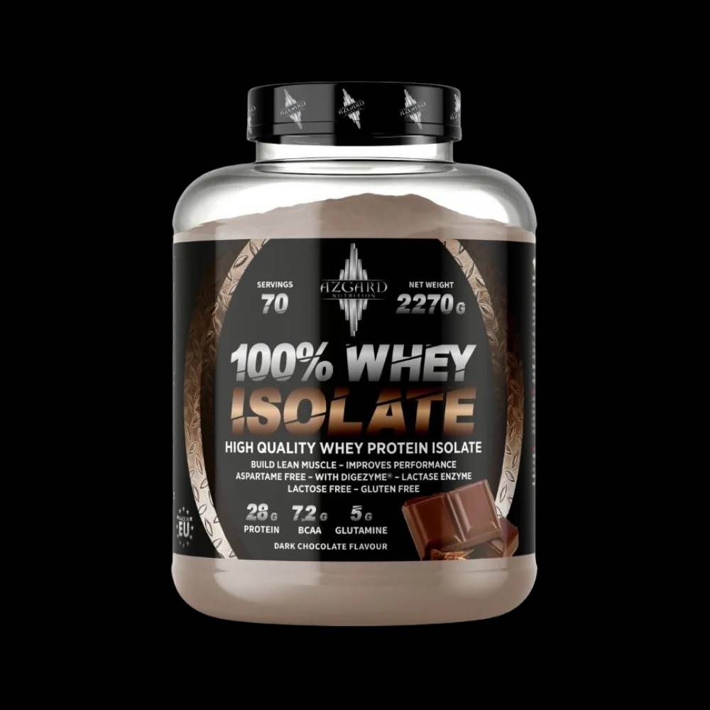 بروتين واي أيزوليت Azgard Nutrition, بروتين واي أيزوليت 100%, 2.27KG, 70 حصة