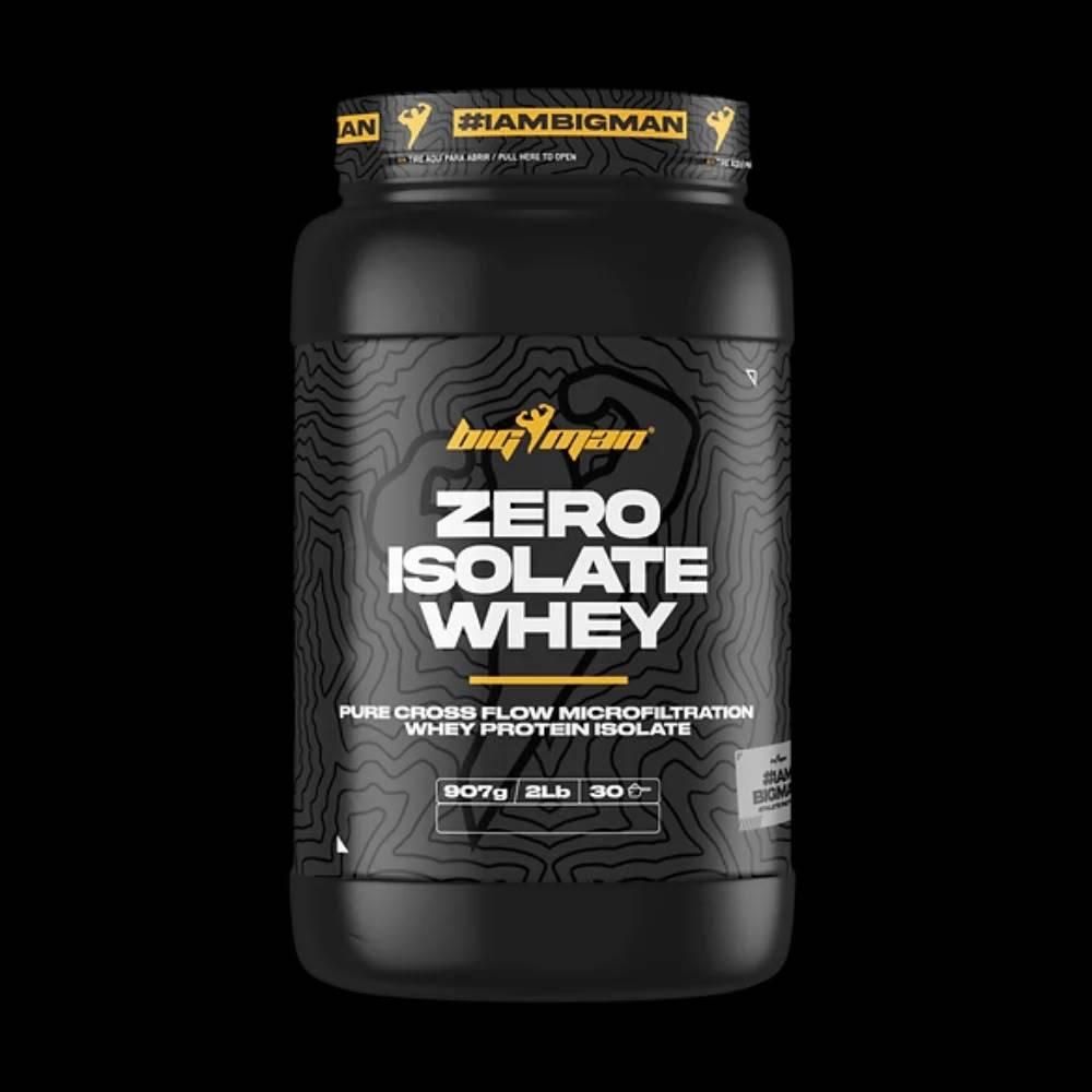 بروتين واي أيزوليت BigMan, Zero Isolate Whey, 907g, 30 حصة
