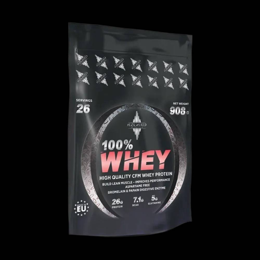 بروتين واي Azgard Nutrition, بروتين واي عالي الجودة 100%, 908G, 26 حصة