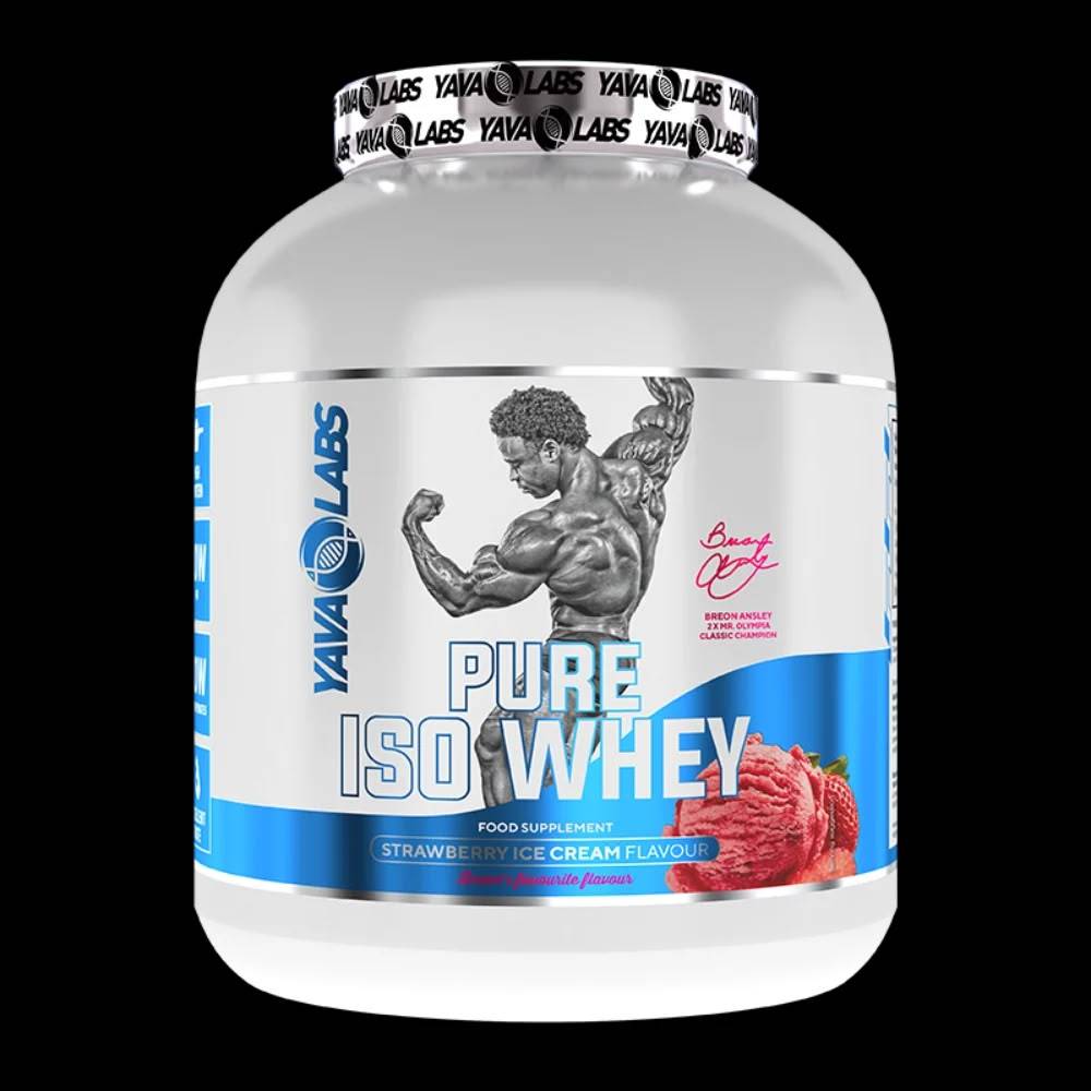 بروتين واي Yava Labs, Pure ISO Whey Breon Signature, 2KG, 66 حصة