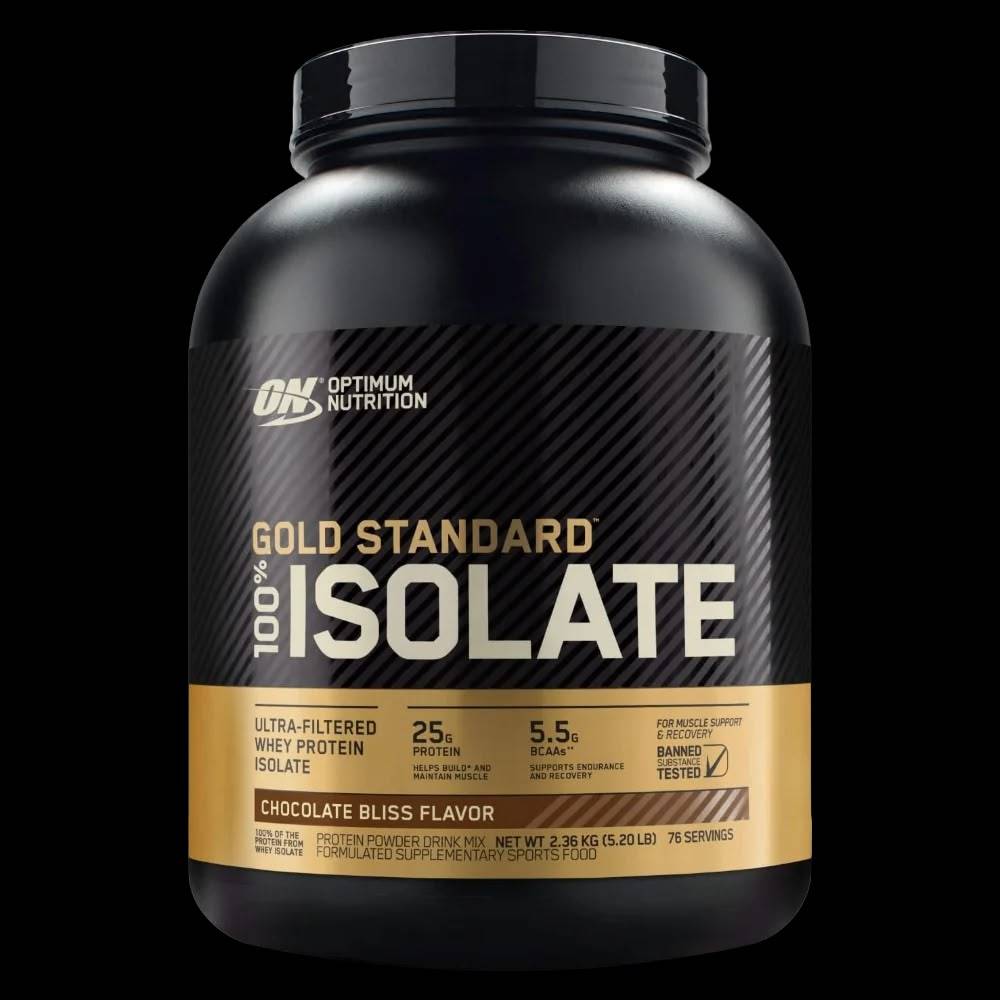 مكمل غذائي Optimum Nutrition, GOLD STANDARD 100% Isolate, 2.27kg, 76 حصة
