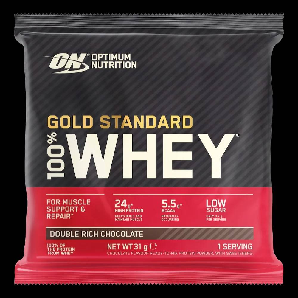 بروتين واي Optimum Nutrition, Gold Standard 100% Whey, كيس, 31g, 1 حصة
