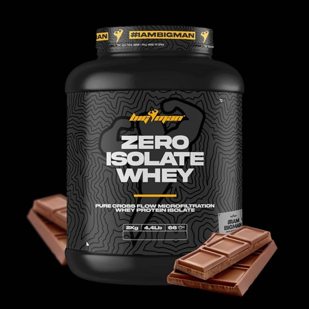 بروتين واي أيزوليت BigMan, Zero Isolate Whey, 2kg, 60 حصة