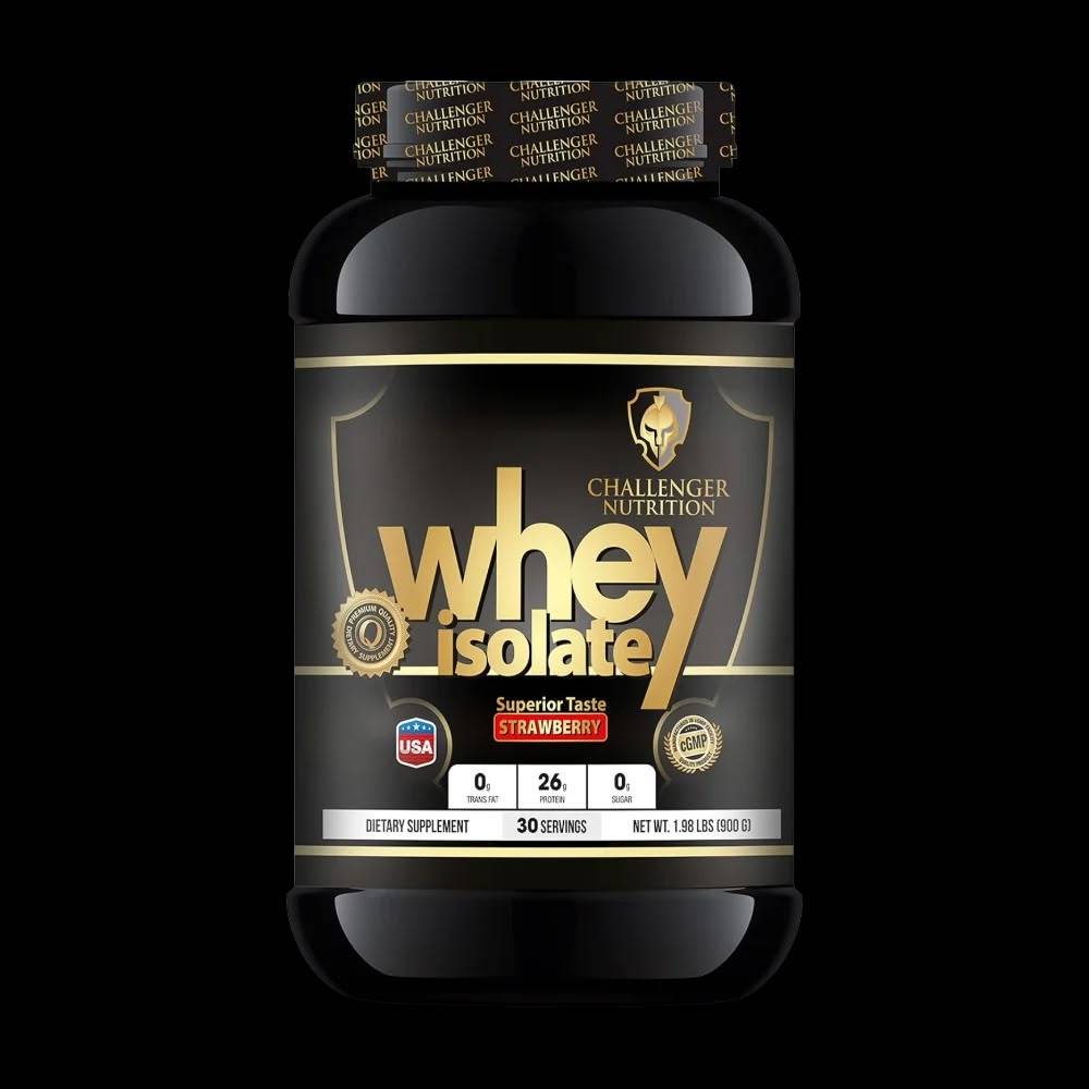 بروتين واي أيزوليت Challenger Nutrition, بروتين واي أيزوليت, 900g, 30 حصة