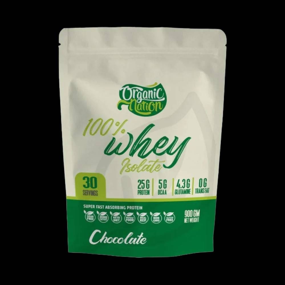 بروتين واي أيزوليت Organic Nation, بروتين واي أيزوليت, 1kg, 30 حصة