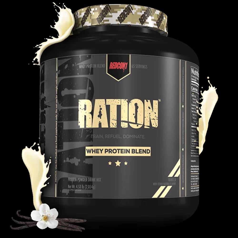مكمل غذائي Redcon1, Ration, Peanut Butter, 2.35g, 65 حصة
