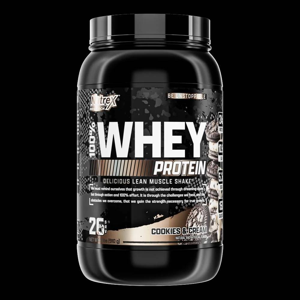بروتين واي Nutrex Research, بروتين واي 100%, 900g, 26 حصة