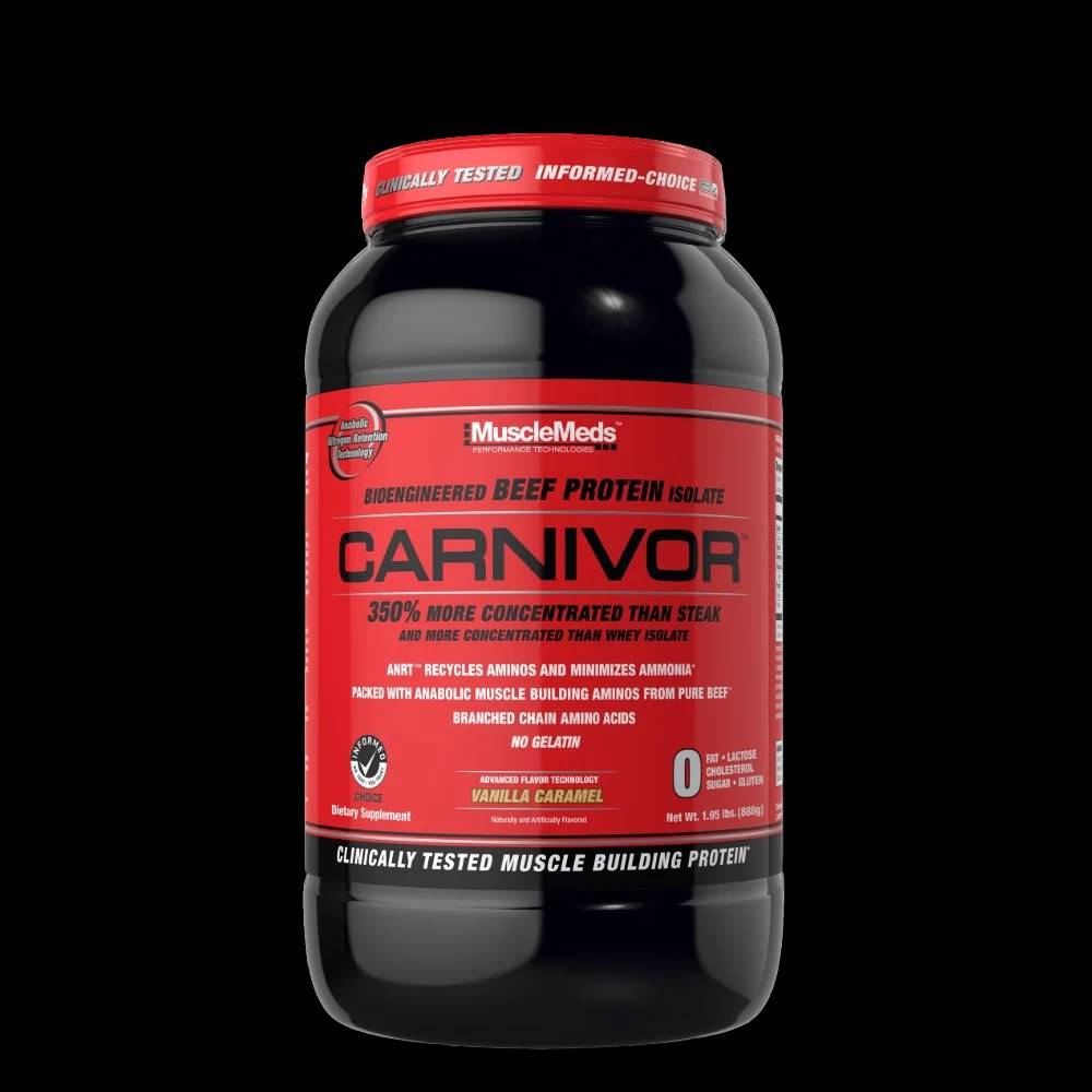 بروتين لحم بقري أيزوليت Muscle Meds, Carnivor بروتين لحم بقري أيزوليت, 850g, 28 حصة