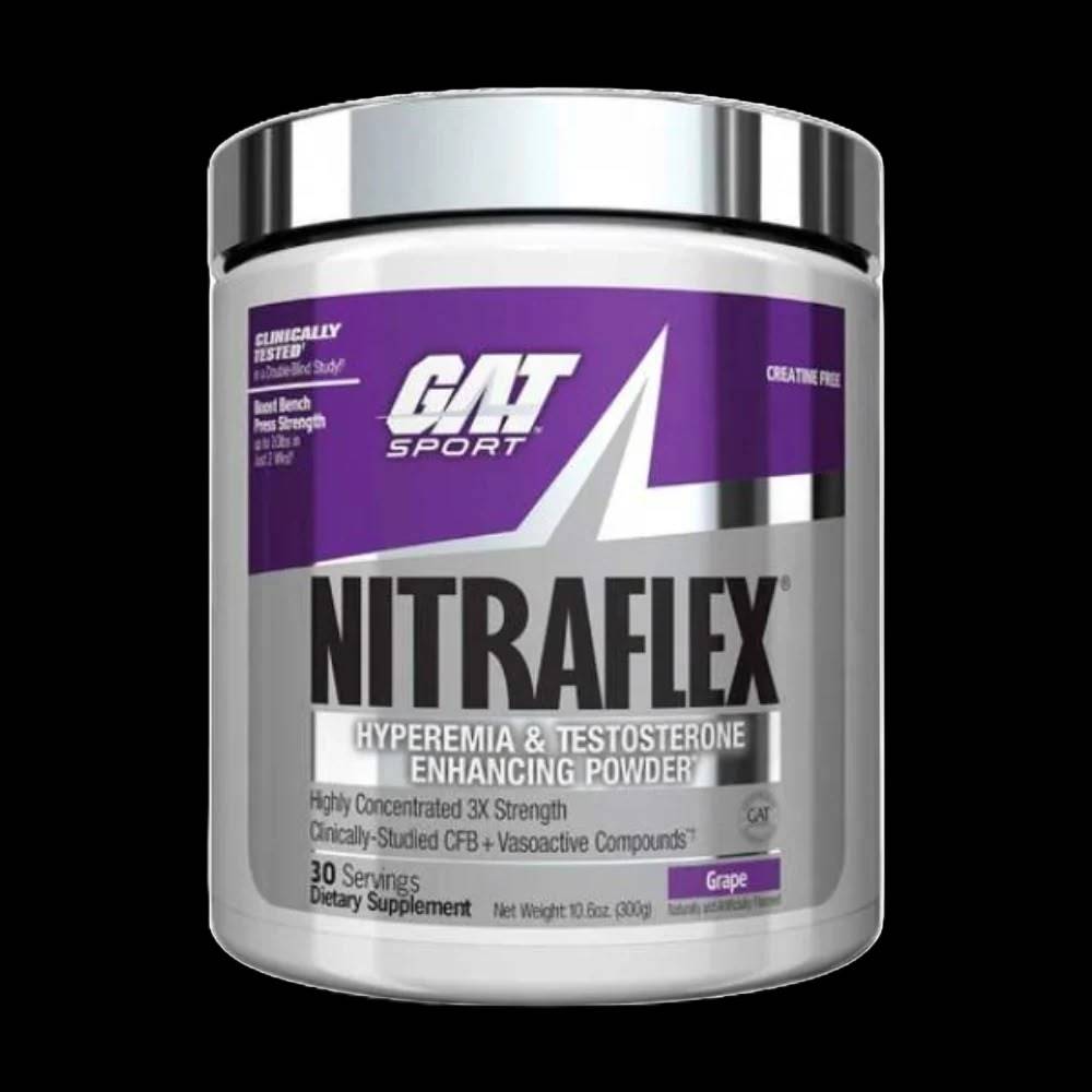 منشط ما قبل التمرين GAT Sports, Nitraflex, 300g, 30 حصة