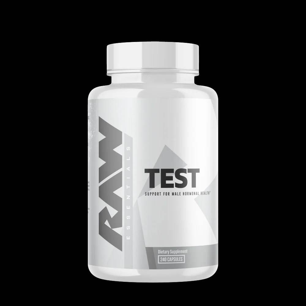 معزز تستوستيرون Raw Nutrition, Raw دعم هرمون الذكورة لصحة الرجل, 240 كبسولة, 30 حصة
