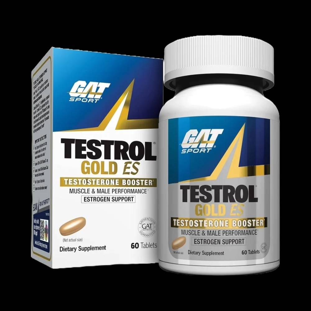معزز تستوستيرون GAT Sports, Testrol Gold Es, 60 قرص, 30 حصة