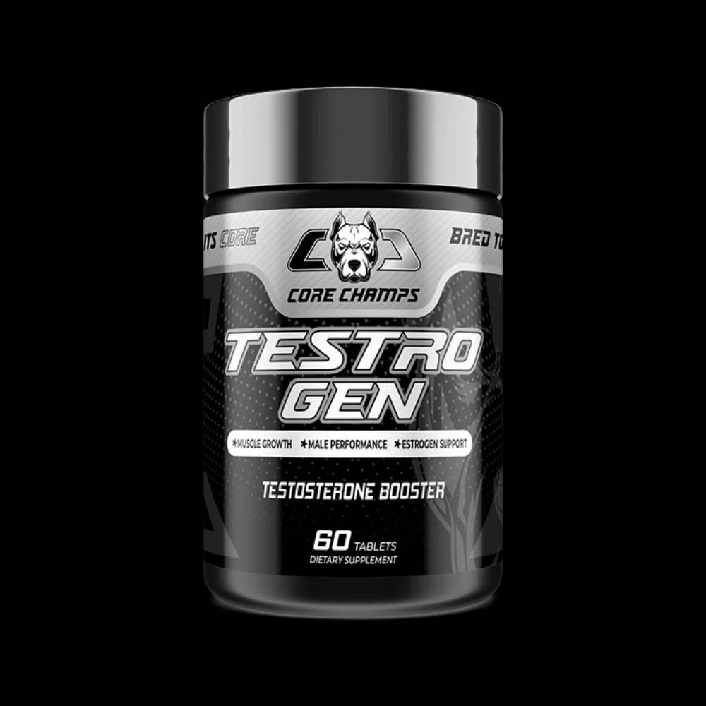 معزز تستوستيرون Core Champs, Testro Gen, 60 قرص, 30 حصة