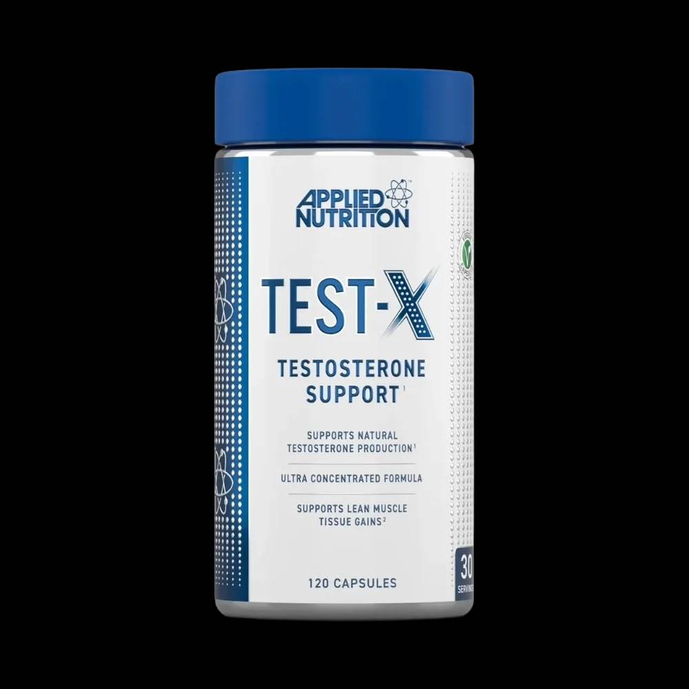 معزز تستوستيرون Applied Nutrition, Test X, 120 كبسولة, 30 حصة